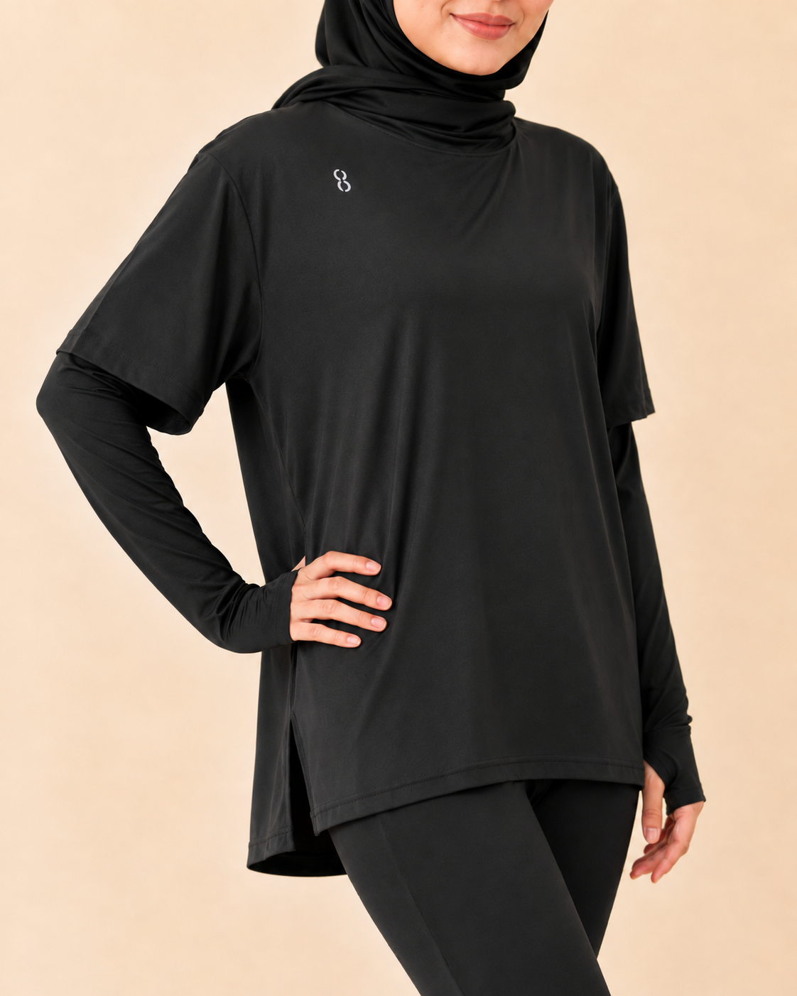 DoubleTake Longline Workout Top