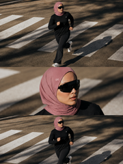 TieFit Sports Hijab (Dusty Rose)