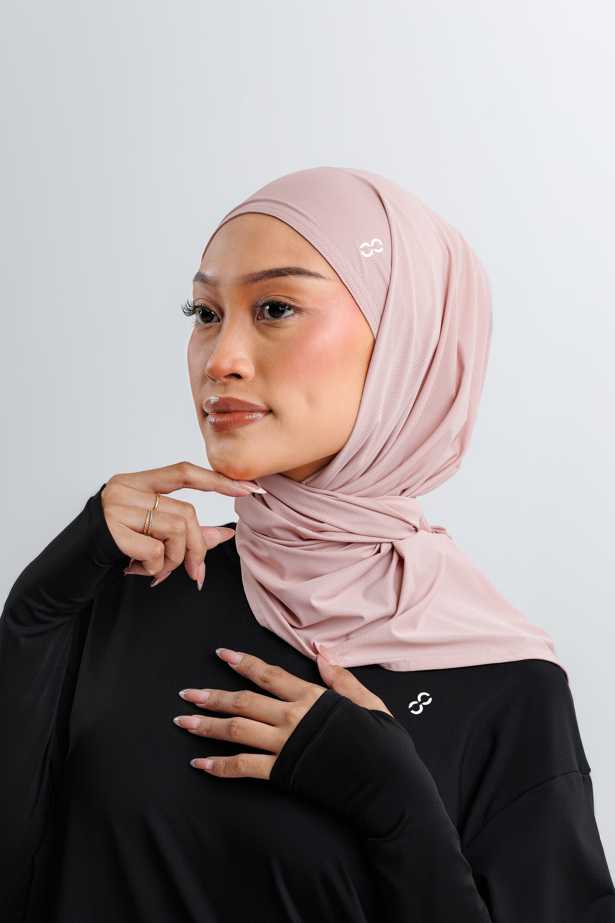 TieFit Sports Hijab with Inner Cap