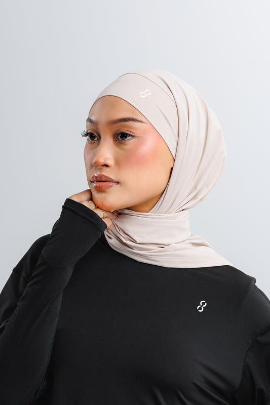 TieFit Sports Hijab (Regular Shawl)