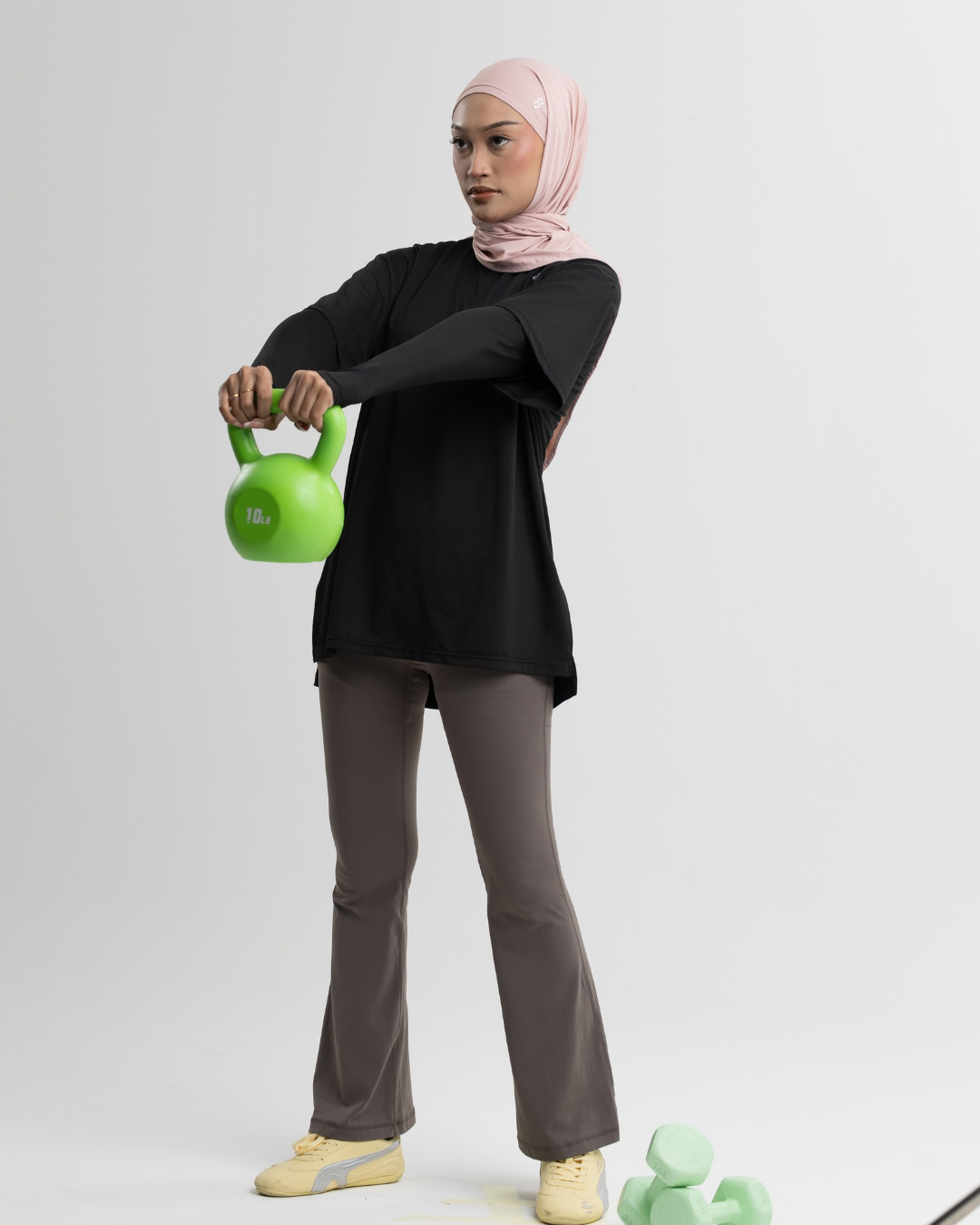 TieFit Sports Hijab with Inner (Secure Draw String)